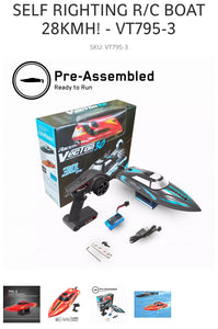 VOLANTEX VECTOR 30 RTR SELF RIGHTING R/C BOAT 28KMH! - VT795-3