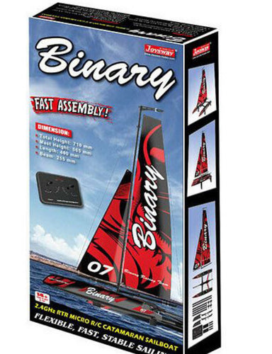 JOYSWAY BINARY RED 2.4GHZ MINI CATAMARAN RTR RC YACHT