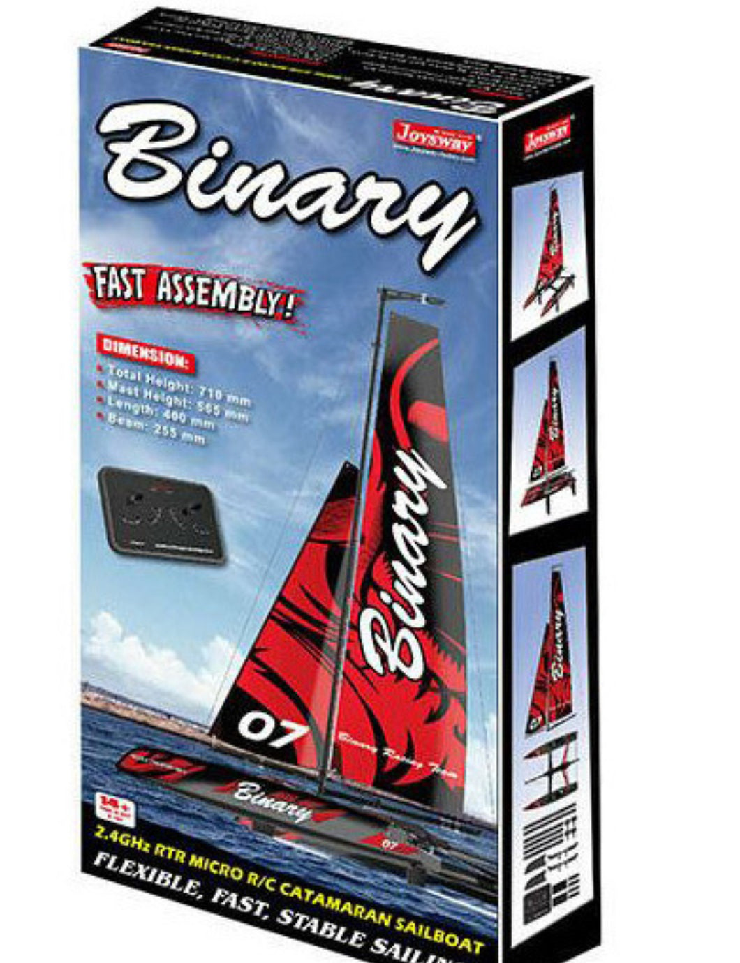 JOYSWAY BINARY RED 2.4GHZ MINI CATAMARAN RTR RC YACHT