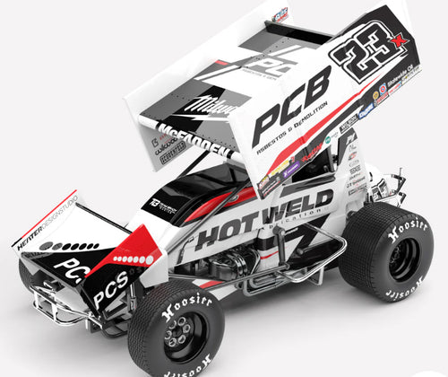 1:18 Team Brady Racing #23X Sprintcar - 2024 High Limit International: Perth