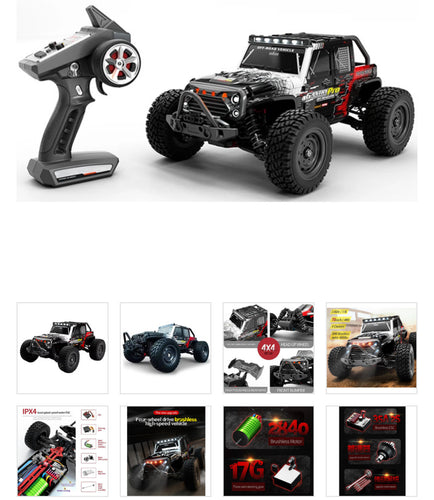 JOYS TECH 16103PRO GANTRY JEEP BLS RED 1/16 RTR