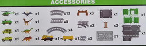 TRAIN SET (DINOSAUR) 3+ (BATTERY NOT INCLUDED)