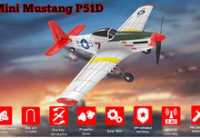 Load image into Gallery viewer, VOLANTEX 76105R P51D MUSTANG 400MM RTF W/ GYRO