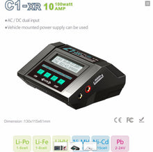 Load image into Gallery viewer, EV PEAK C1-XR CHARGER MULTI 100W 10AMP LCD 240V- DC12V