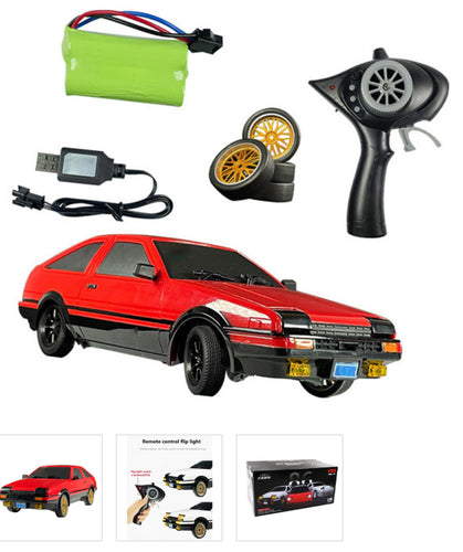 LDRC 1801 TOYOTA AE86 DRIFT CAR RTR W/ GYRO RED 1/18TH