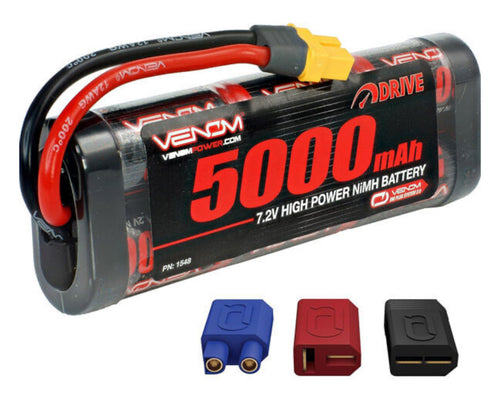 VENOM 1548 7.2V 5000MAH STICK NIMH UNI 2.0-L