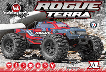 Load image into Gallery viewer, HOBBYTECH ROGUE TERRA 3S RTR 1-10th OFFROAD MONSTER TRUCK - RED - HT-ROGT.RD.RTR
