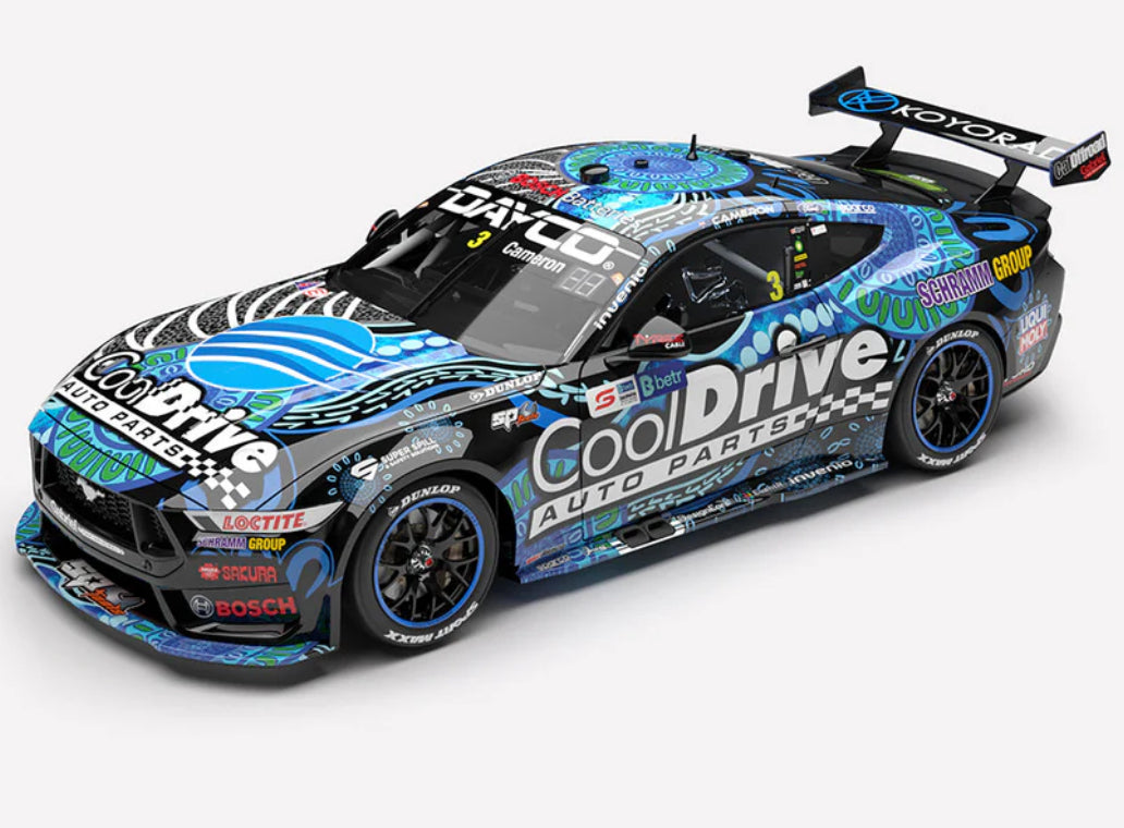 PRE ORDER 1:18 CoolDrive Racing #3 Ford Mustang GT - 2025 Darwin Triple Crown Indigenous Round