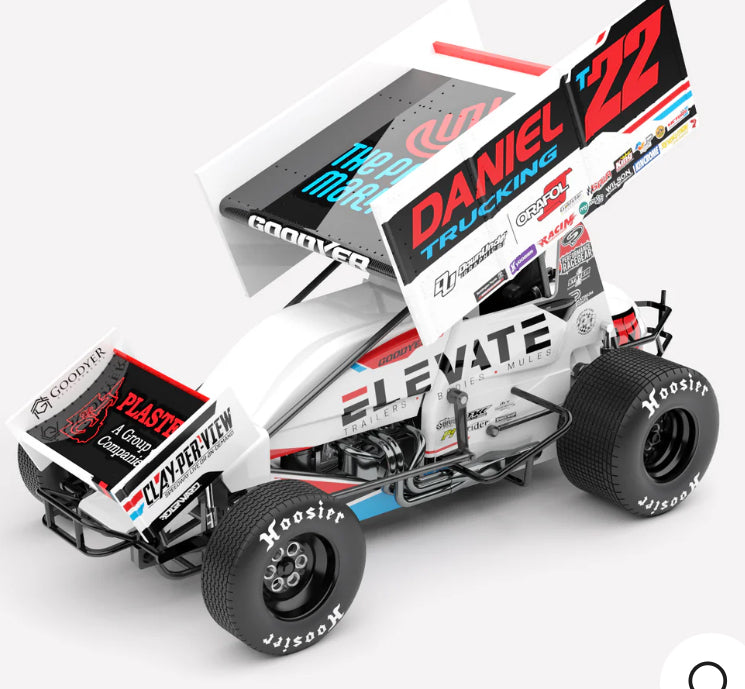 1:18 Jock Goodyer Racing #T22 Sprintcar - 2024 High Limit International: Perth PER ORDER