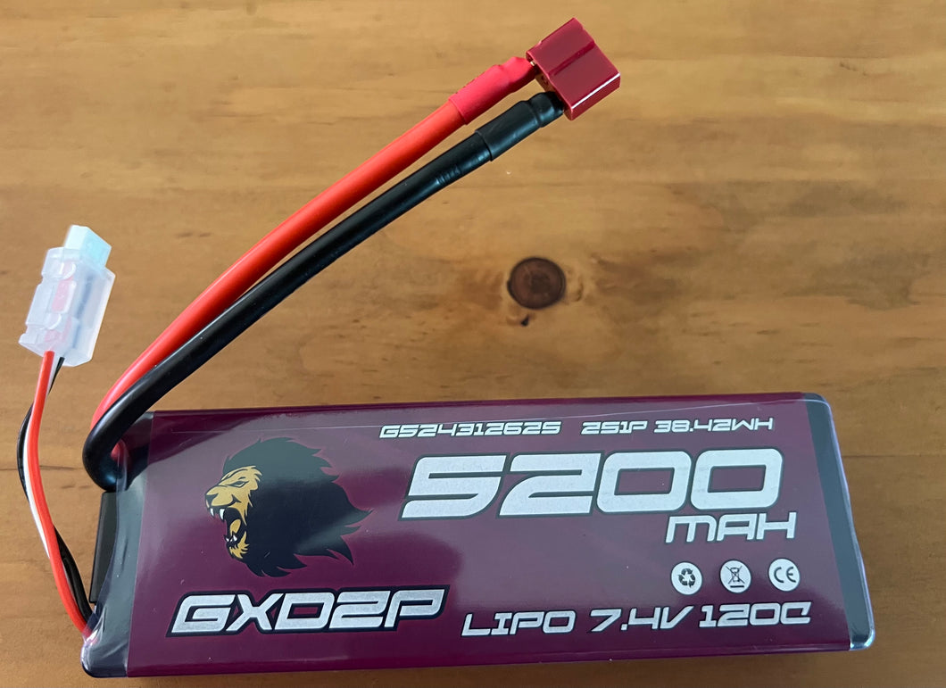 GXDZP 5200mAh 7.4v Hardcase