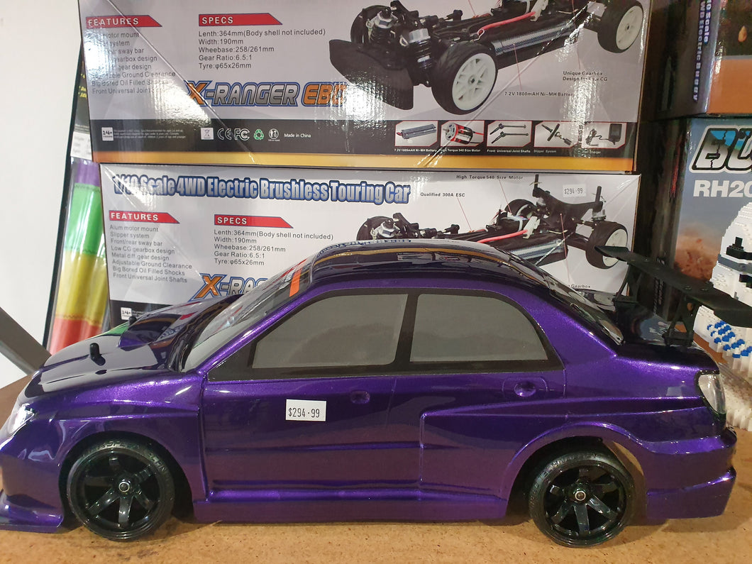 X-Ranger 4WD Brushed RTR w/7.2V 1800mAH NI-MH battery, Wall Charger, 2.4GHz Radio, with light system, , alum shocks, R012330-W