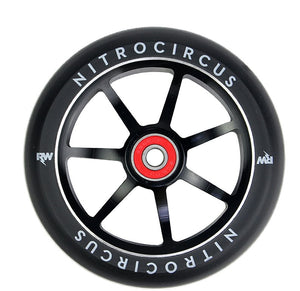 Nitro Circus Ryan Williams SIGNATURE Wheels - Black on Black 120mm x 28mm (Pair)