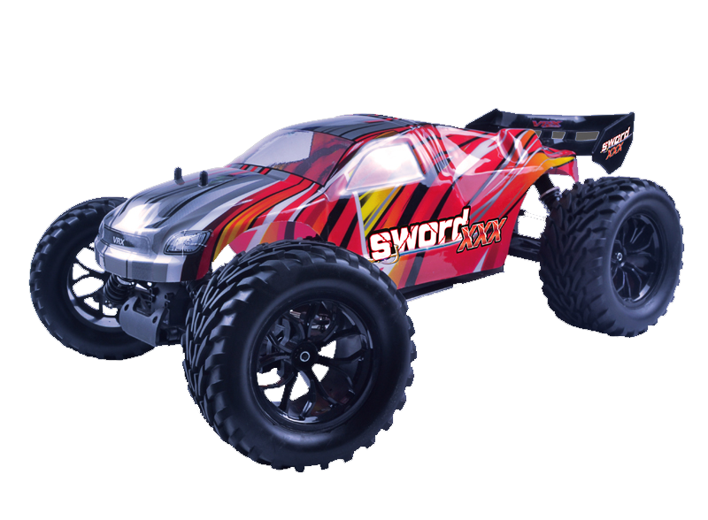Sword XXX EBL Brushless RTR w/ESC, 3650 motor, 7.4V 3250mAH , 2.4G radio, alum shocks, balance Charger, R0208,R0209